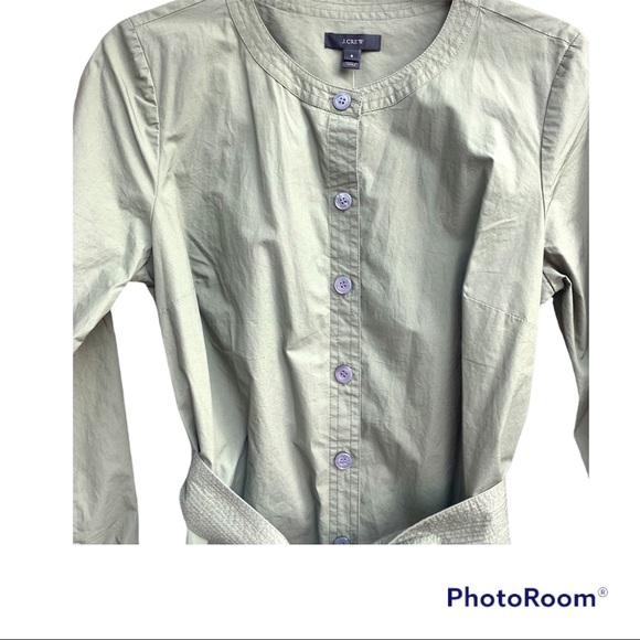 J. Crew Green Shirtdress - Picture 6 of 7